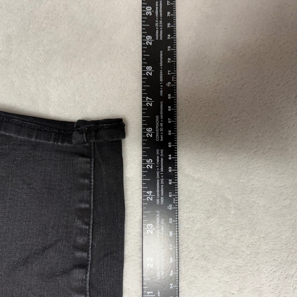 Pistola Skinny Jeans Womens 31 Black Faded High Rise Stretch P6731BEM-SBK - Picture 5 of 12